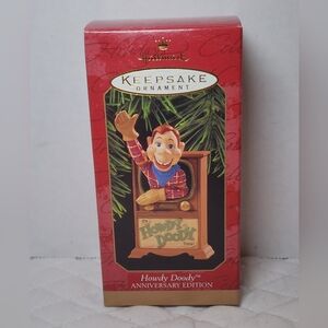 Hallmark Howdy Doody Christmas Ornament 50 Year Anniversary 1997 Box 3.5 Inch